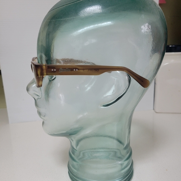 Superdry Dean glasses rectangle frames funky artsy yellow 56 17 135 - Picture 4 of 11